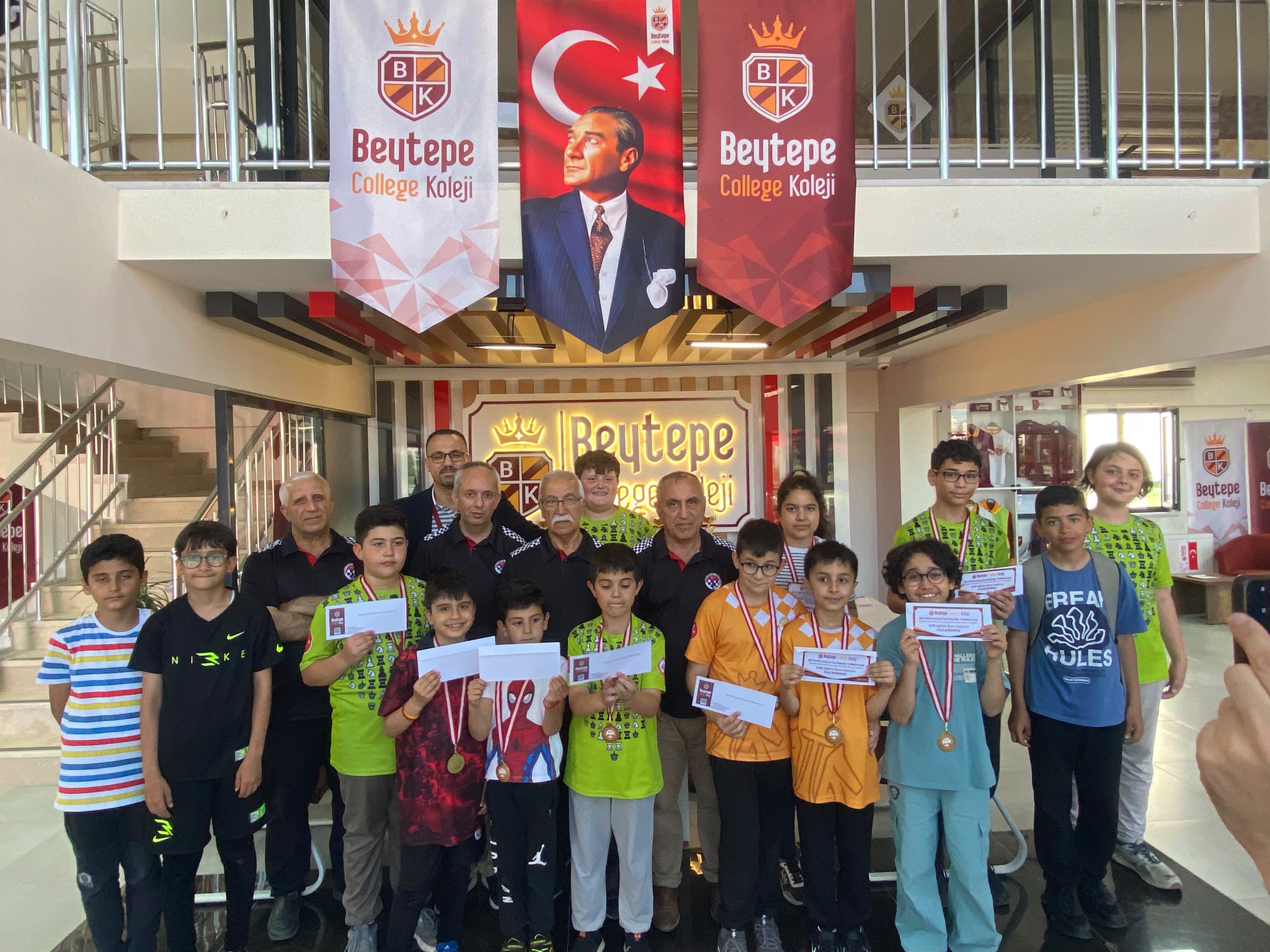Beytepe Koleji’nden Örnek Organizasyon: Satrançta Genç Yetenekler Parladı